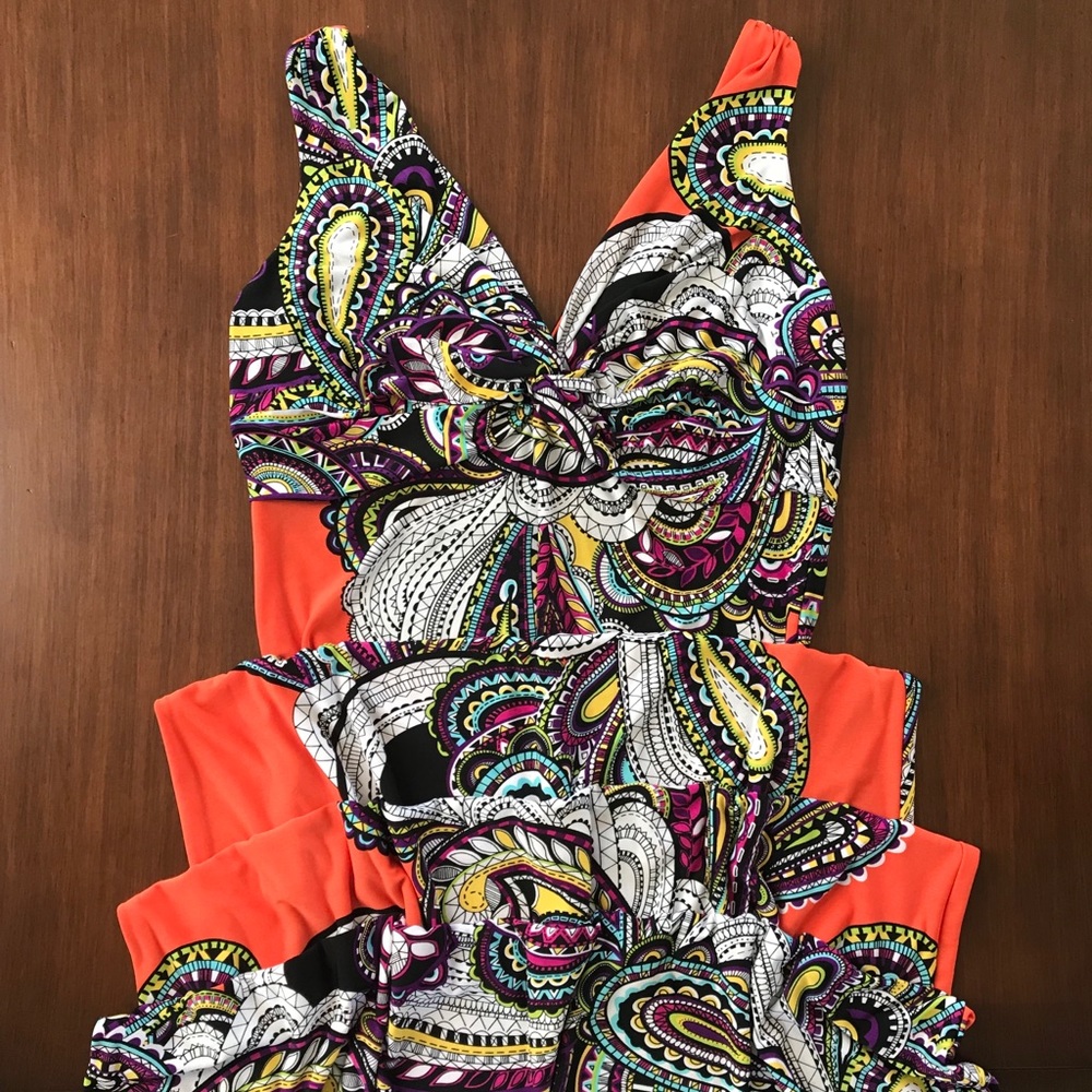 Ronni Nicole Paisley Maxi Dress